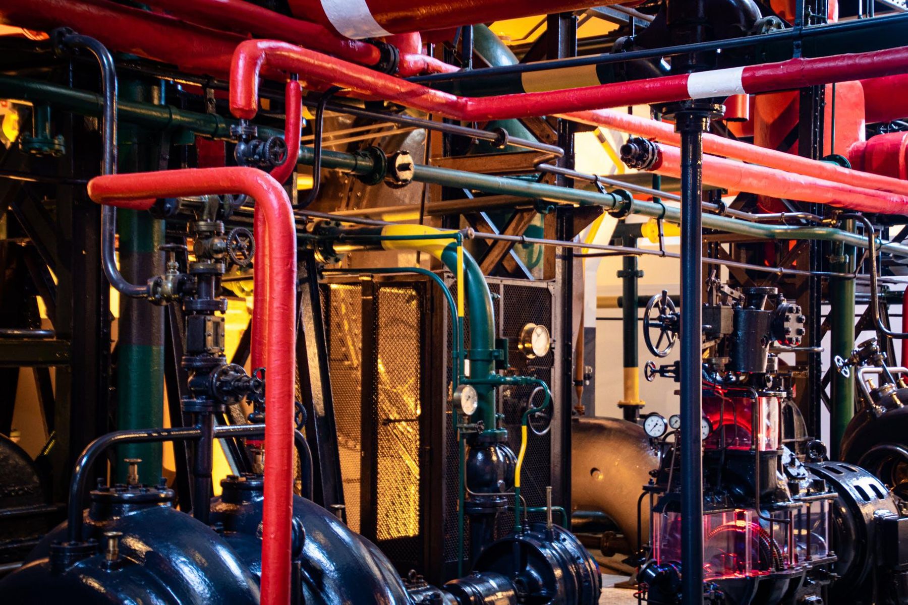 Industrial process piping and pumps