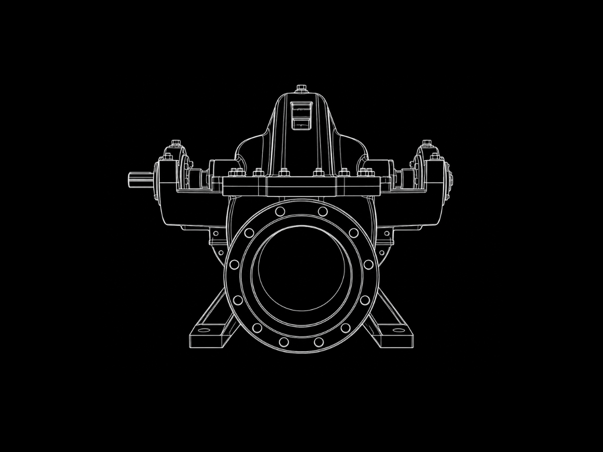 Split Case Pump sketch