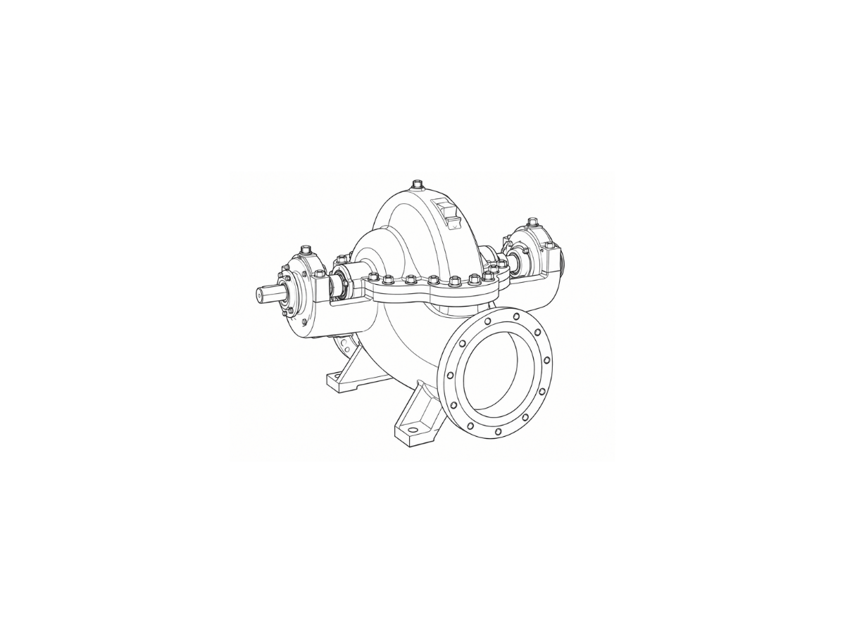 Split Case Pump sketching 2
